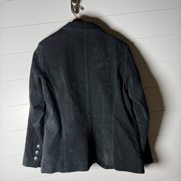 St. John's Bay Black Washable Suede Jacket Size Large - Picture 4 of 7